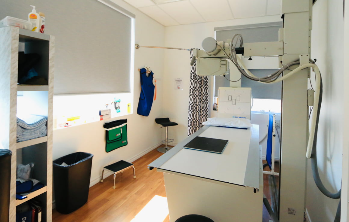 Picture of x-ray room at Accurate Imaging Diagnostics